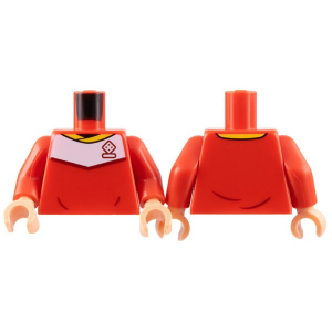 LEGO® Mini-Figurine Torse Football Mains Beige Clair (6P)