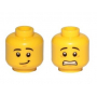 LEGO® Accessoire Mini-Figurine Tête 2 Expressions (8B)