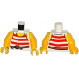 LEGO® Accessoire Mini-Figurine Torse de Pirate (2J)