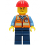 LEGO® Mini-Figurine Ouvrier - Gilet de Sécurité