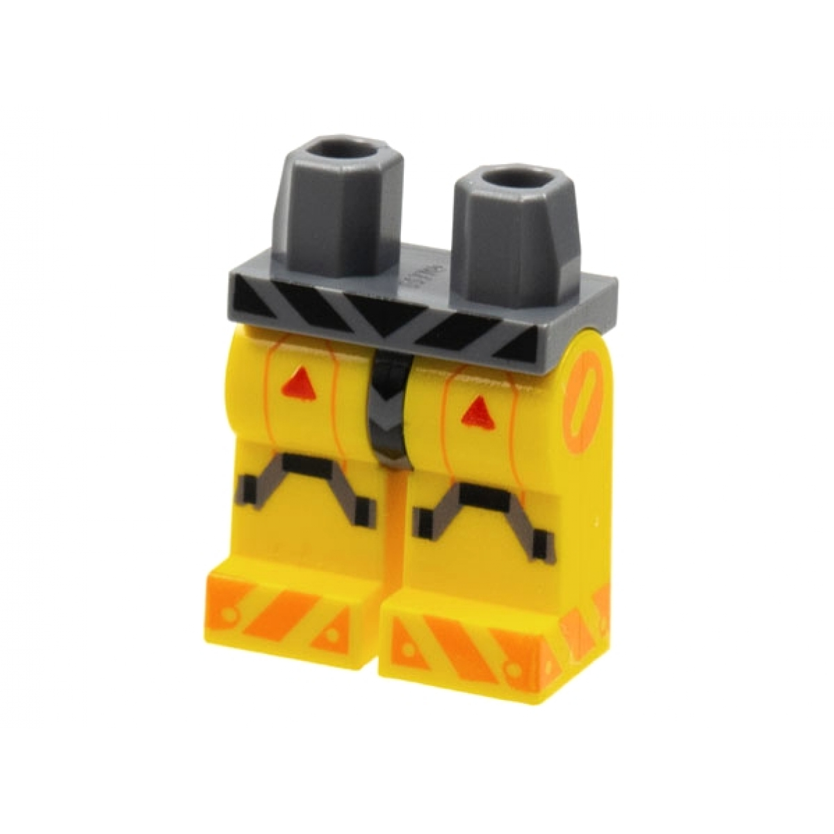 Legs - Minifigure - and Yellow Legs with Black Diagonal The shop Briques Passion