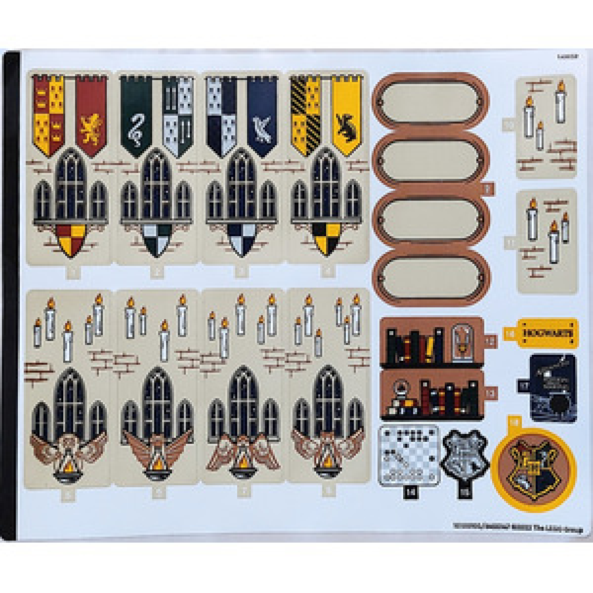 Lego harry top potter stickers