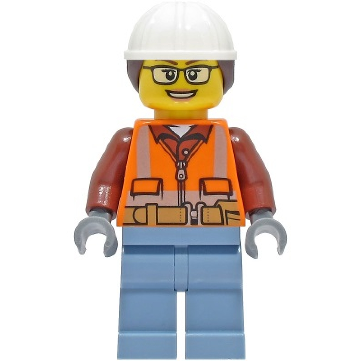 LEGO® Minifigures City - LEGO® Female Construction Worker - The shop Briques Passion