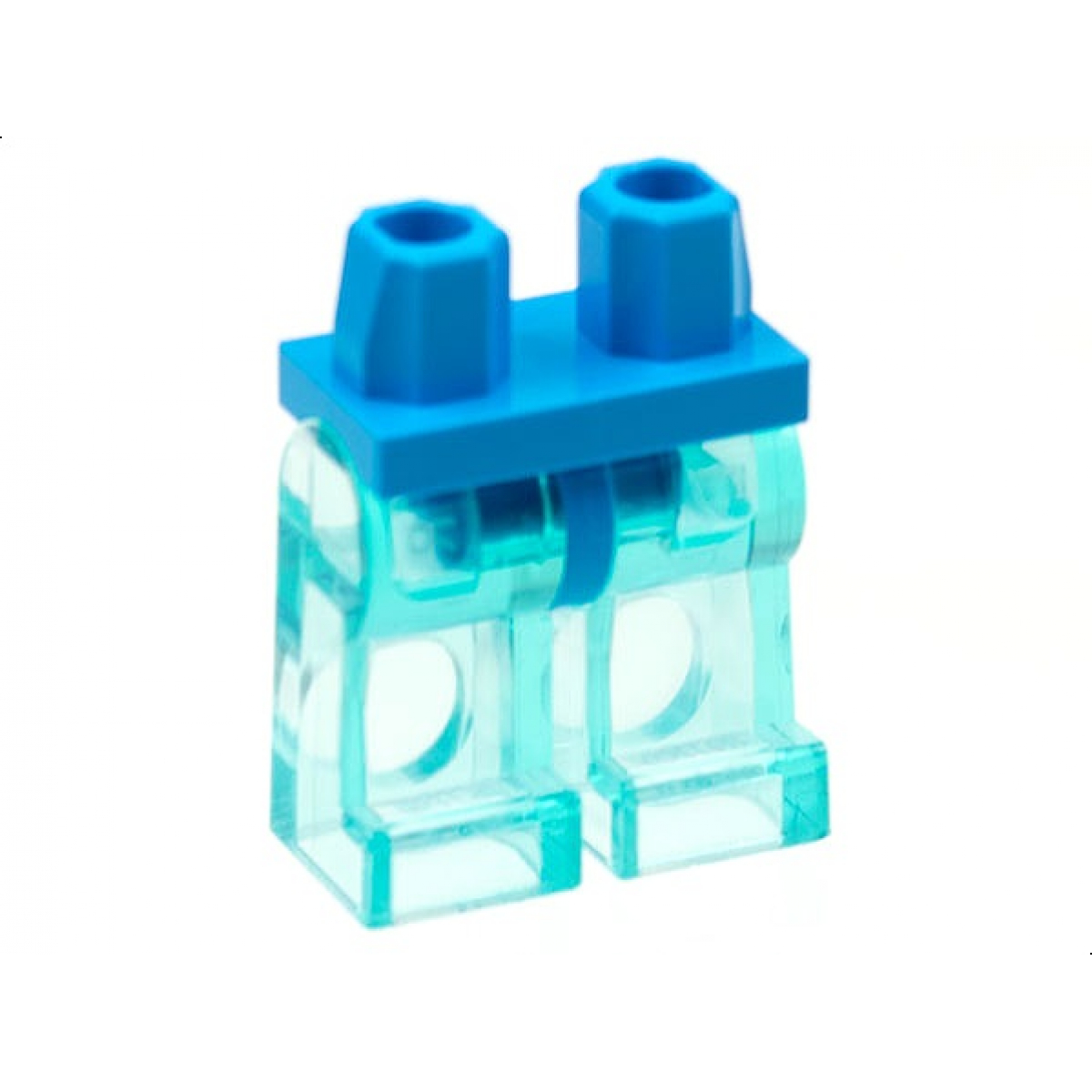 Jambes LEGO® - LEGO® Mini-Figurine Jambes Transparent Bleu - La boutique  Briques Passion