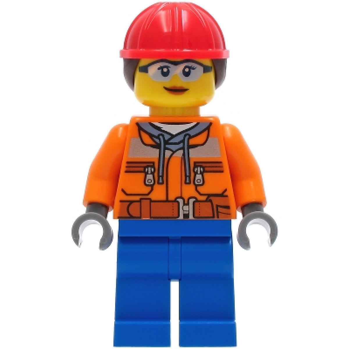 LEGO® Mini-Figurines City - LEGO® Mini-Figurine Ouvrière de Chantier - La  boutique Briques Passion