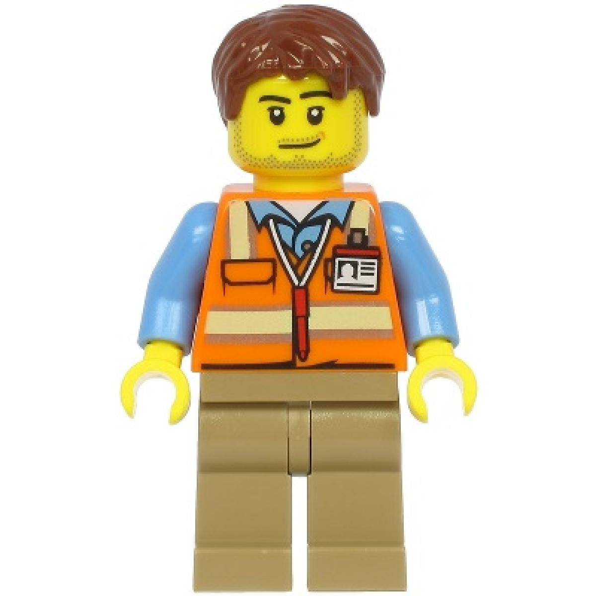 LEGO® Mini-Figurines City - LEGO® Mini-Figurine Passager Avion Homme - La  boutique Briques Passion