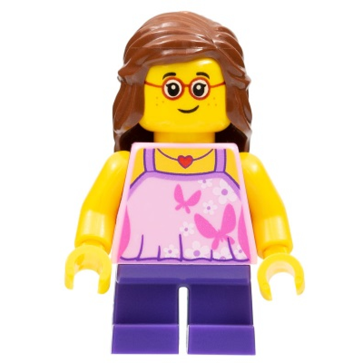 LEGO® Mini-Figurines City - LEGO® Mini-Figurine Fille Enfant à Lunettes -  La boutique Briques Passion