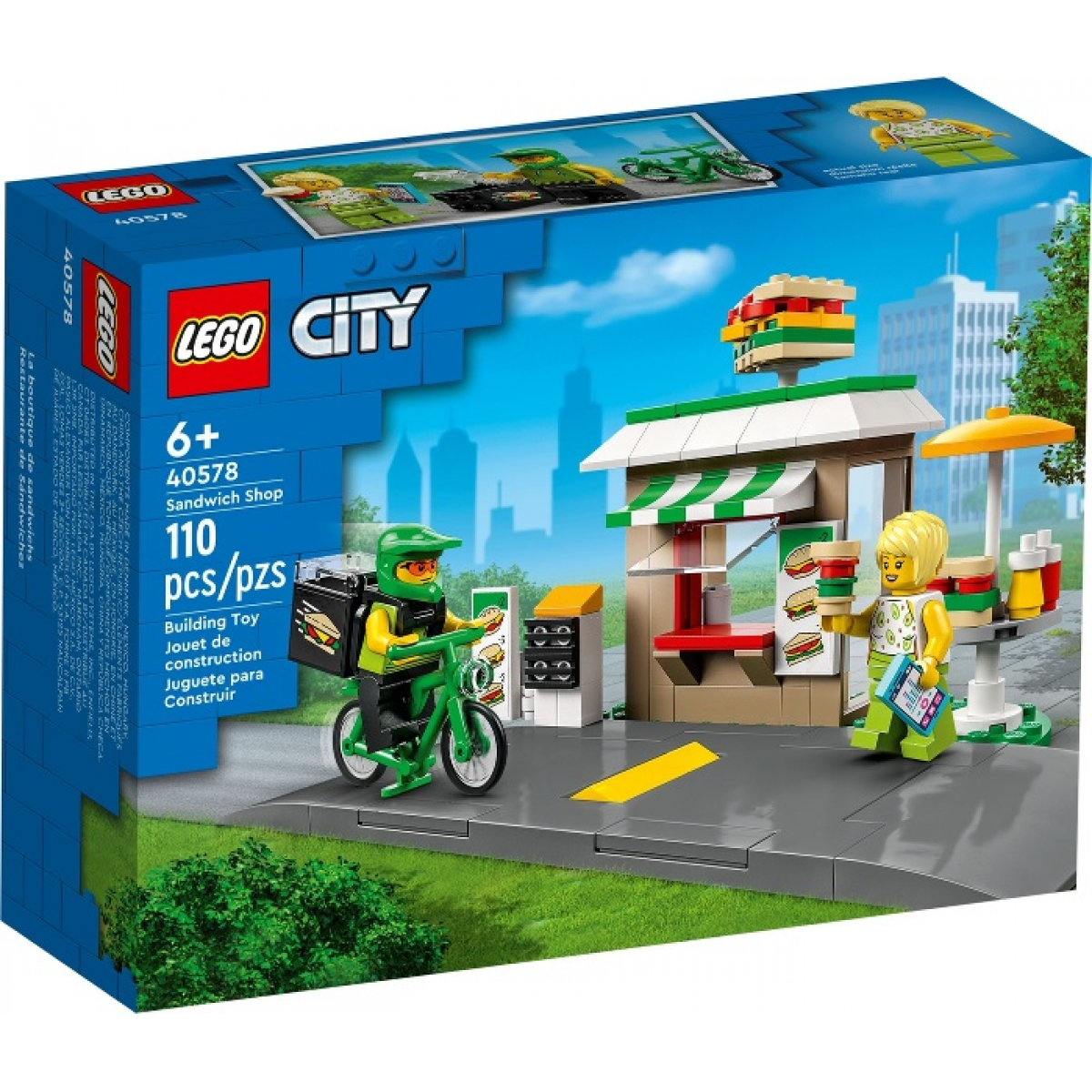 Thanksgiving Dykker tiggeri Set - Box LEGO® - LEGO® Set Sandwich Shop - The shop Briques Passion
