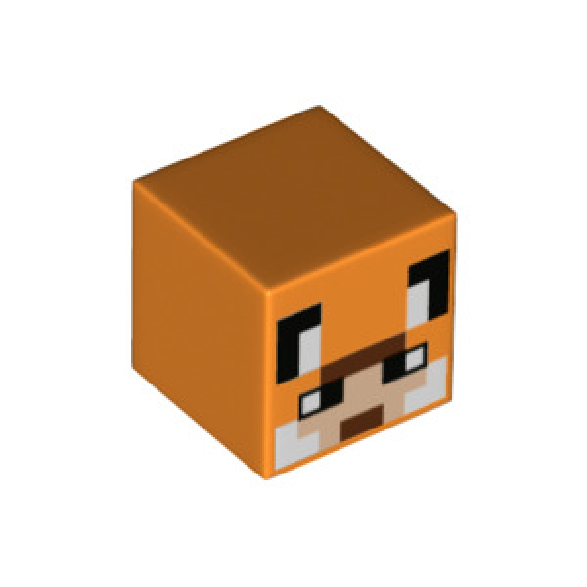 Têtes Diverses - LEGO® Mini-Figurine Minecraft - Tête Cube Pixélisée Renard  - La boutique Briques Passion
