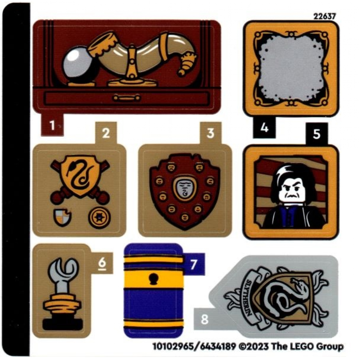 LEGO® Stickers Harry Potter - LEGO® Autocollant - Stickers Harry