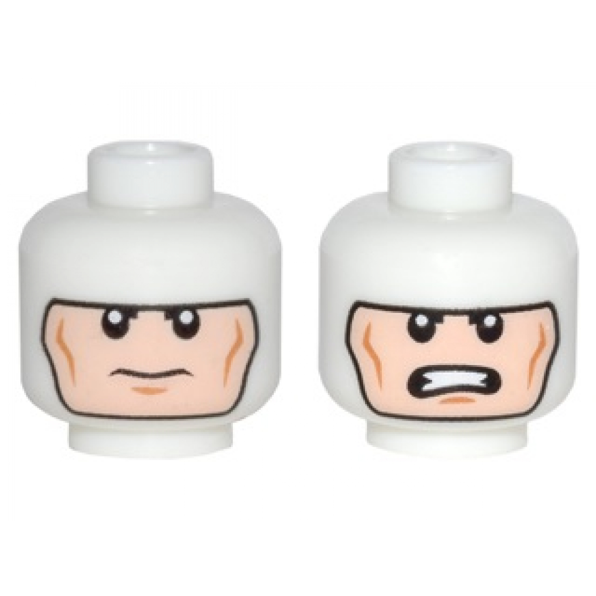 Minecraft Head LEGO Minifigure Head Dual Sided Balaclava The shop Briques Passion