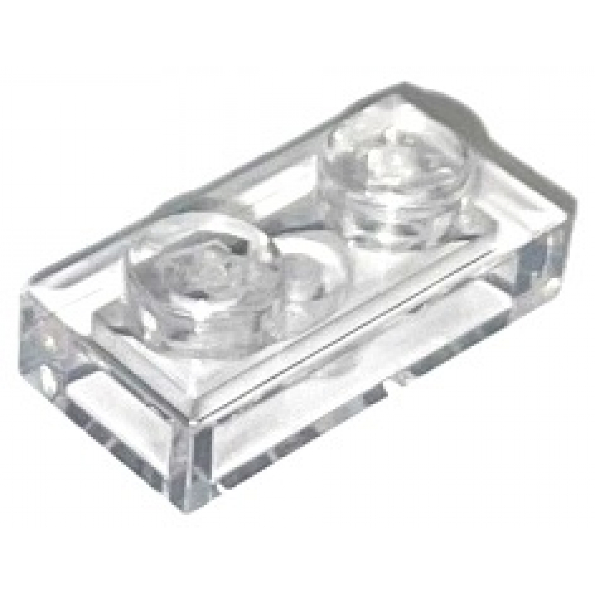 Lego 1x2 sales transparent brick