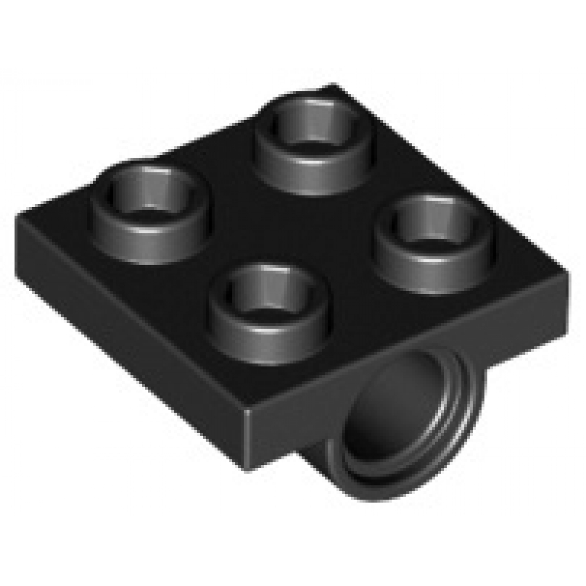 Plates with Fixings LEGO Plate Modified 2x2 with Pin Holes The shop Briques Passion