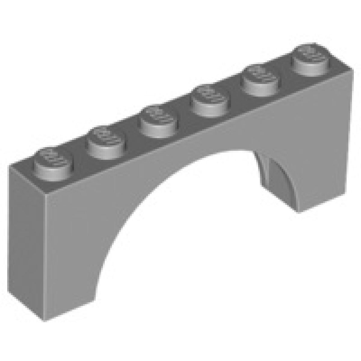 15 NEW LEGO Brick Arch 1 x 5 x 4 Continuous Bow BRICKS Black