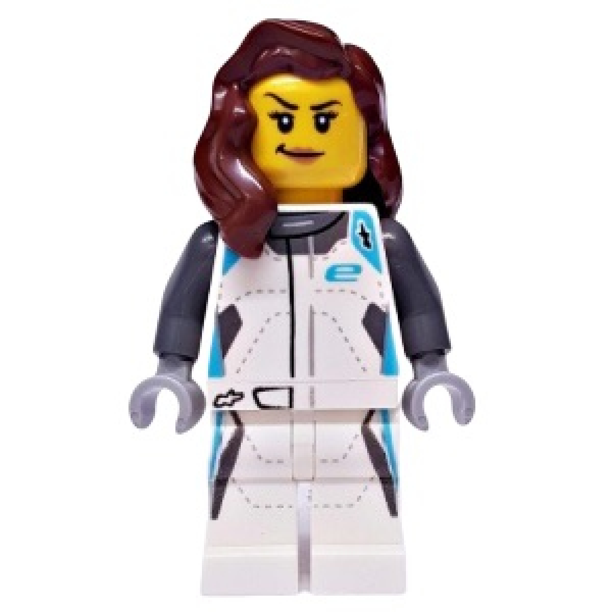LEGO® Mini-Figurines Speed - LEGO® Mini Figurine Speed Jaguar Pilote Femme  - La boutique Briques Passion