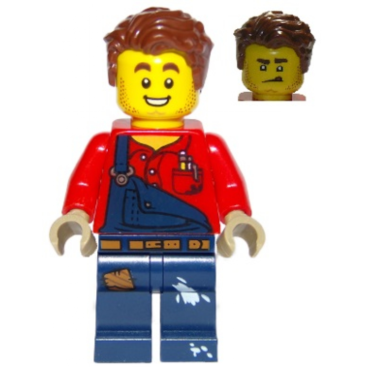 LEGO® Mini-Figurines City - LEGO® Mini-Figurine Travaux - Homme avec Casque  de Chantier - La boutique Briques Passion