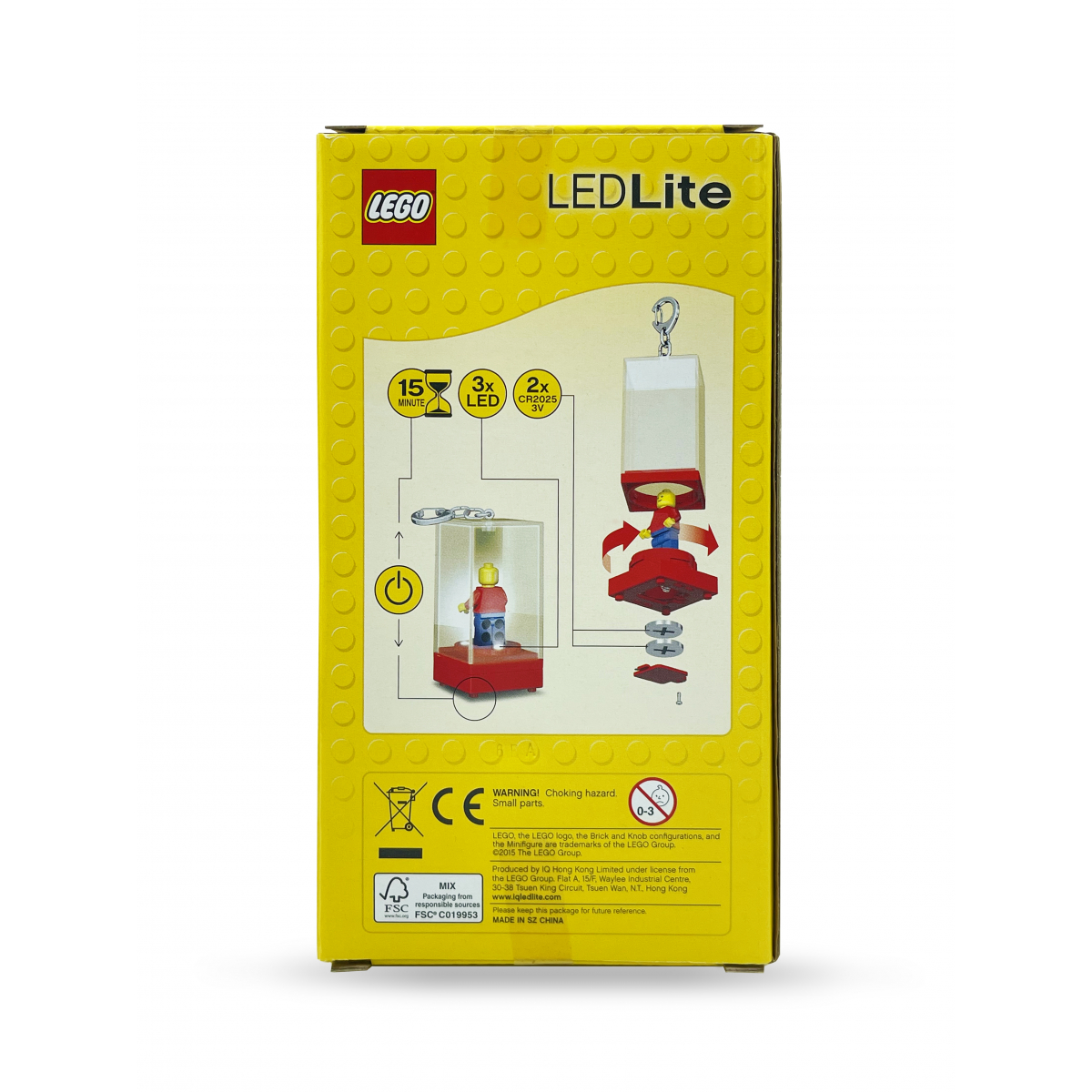 Key Ring LEGO LEGO Light Up Keychain With Minifigure Included The shop Briques Passion