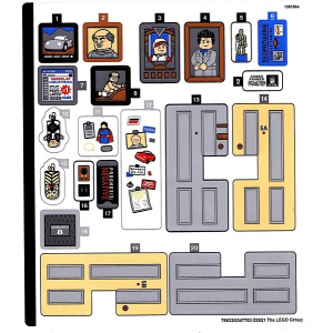 LEGO® Autocollant - Stickers Ideas 21328