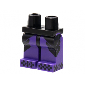LEGO® Minifigure - Hips and Dark Purple Legs with Black Side