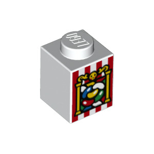 LEGO® Brique 1x1 Imprimée Boite De Bonbons De Bertie Bott