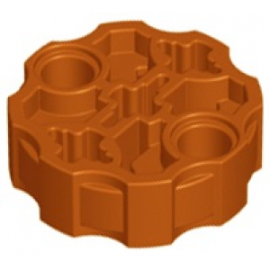 LEGO® Technic Axle Connector Block Round with 2 Pin Holes