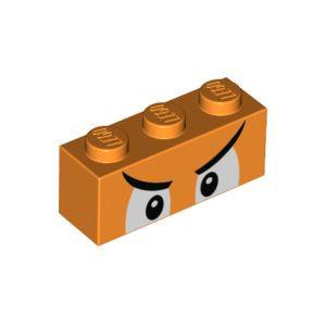 LEGO® Brique 1x3 Imprimée Yeux