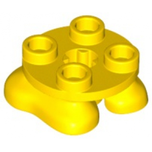 LEGO® Legs with Plate Round 2x2 and Axle Hole 2 Feet