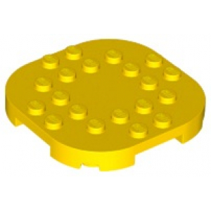 LEGO® Plate Modified 6x6 with Rounded Corners and 4 Feet