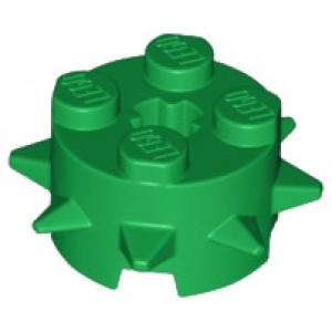 LEGO® Brick Round 2x2 with Spikes and Axle Hole