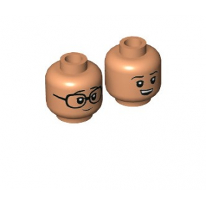 LEGO® Mini-Figurines - Tête Avec 2 Expressions (4V)