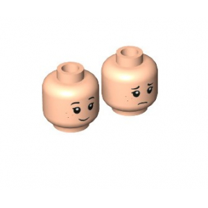 LEGO® Mini-Figurines - Tête Avec 2 Expressions (5P)