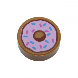 LEGO® Food - Tile Round 1x1 with Donut