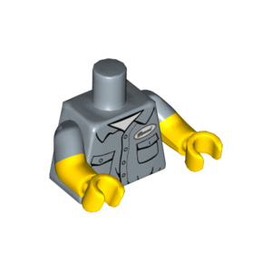 LEGO® Minifigure - Torso Shirt with Dirt Stains