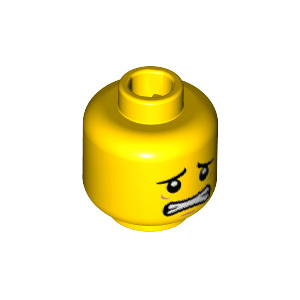 LEGO® Mini-Figurines - Tête Avec 2 Expressions (3B)