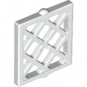 LEGO® Pane for Window 1x2x2 Lattice Diamond