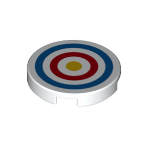 LEGO® Plate Lisse Ronde 2x2 Cible De Tir A l'Arc