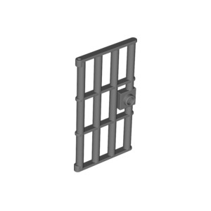 LEGO® Porte Grille 1x4x6 - (Cellule de Prison, Cage, Zoo)