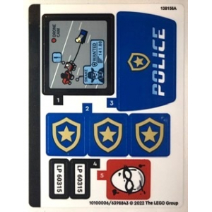 LEGO® Autocollant - Stickers City Police 60315