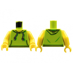 LEGO® Torso Hoodie with White Drawstrings