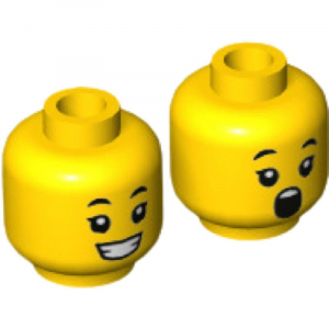 LEGO® Minifigure Head Dual Sided Child