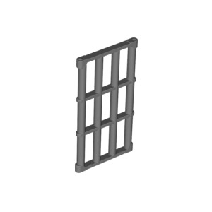 LEGO® Porte Grille 1x4x6 - (Cellule de Prison, Cage, Zoo)