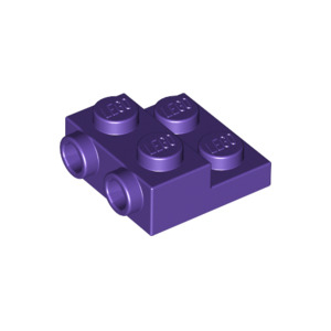 LEGO® Plate 2x2x2/3 - 4Tenons et 2 Creux sur un Côté