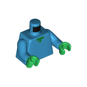 LEGO® Mini-Figurine Torse avec motif pixélisé (4I)