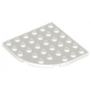 LEGO® Plate 6x6 - 1/4 de Cercle