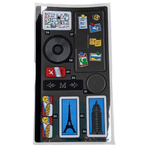 LEGO® Autocollant - Stickers Planche N°2 - Ideas 21330
