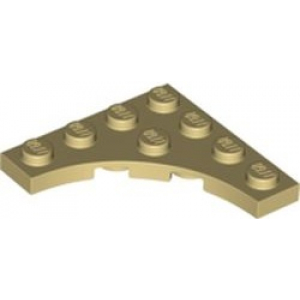 LEGO® Plate Modified 4x4 with 3x3 Curved Cutout