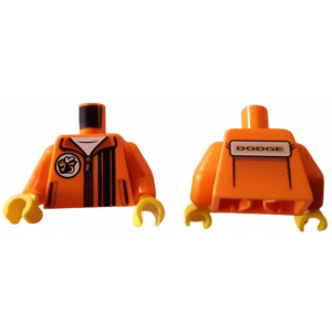 LEGO® Mini-Figurine Torse Veste avec Logo Dodge (5Q)