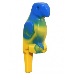 LEGO® Bird Parrot with Large Beak with Marbled Blue