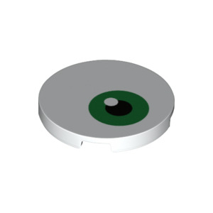 LEGO® Plate Lisse Ronde 3x3 Oeil Imprimé