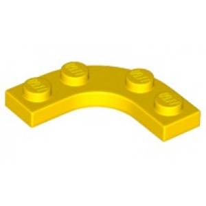 LEGO® Plate Round Corner 3x3 with 2x2 Curved Cutout